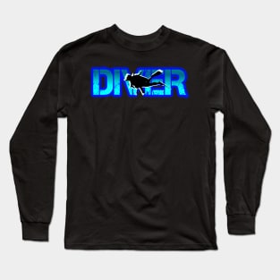 Scuba diving design Long Sleeve T-Shirt